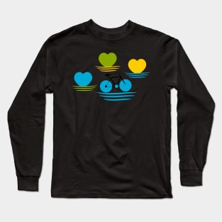 Love morning bike rides Long Sleeve T-Shirt